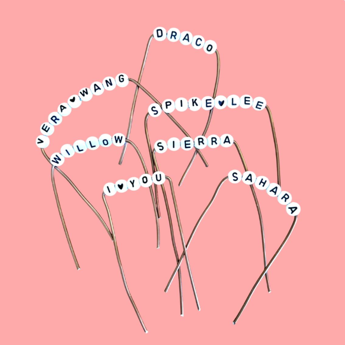 Beaded Name Tag